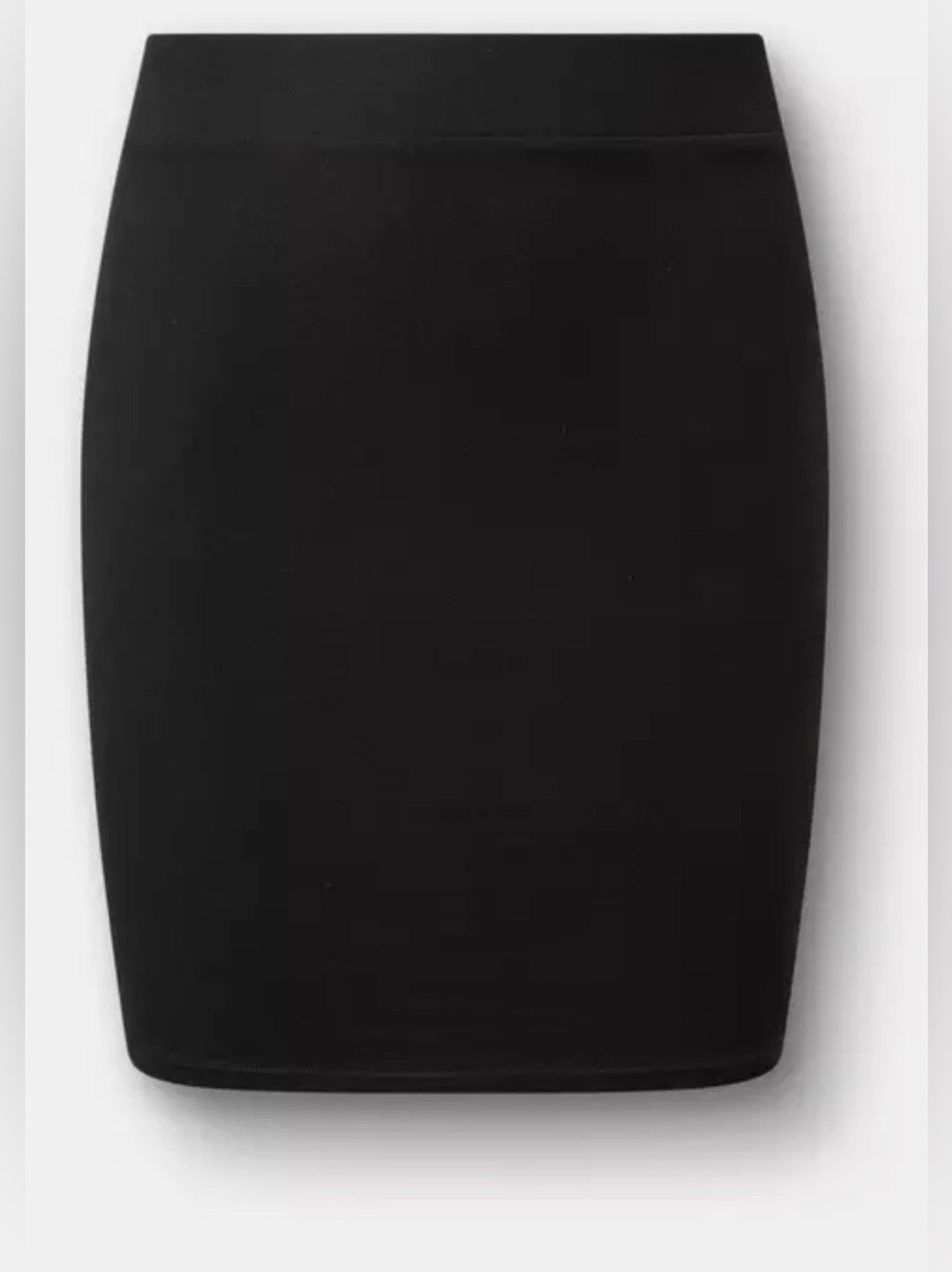 Pre-Loved Torrid Black Signature Waist Mini Skirt size 3(22-24)